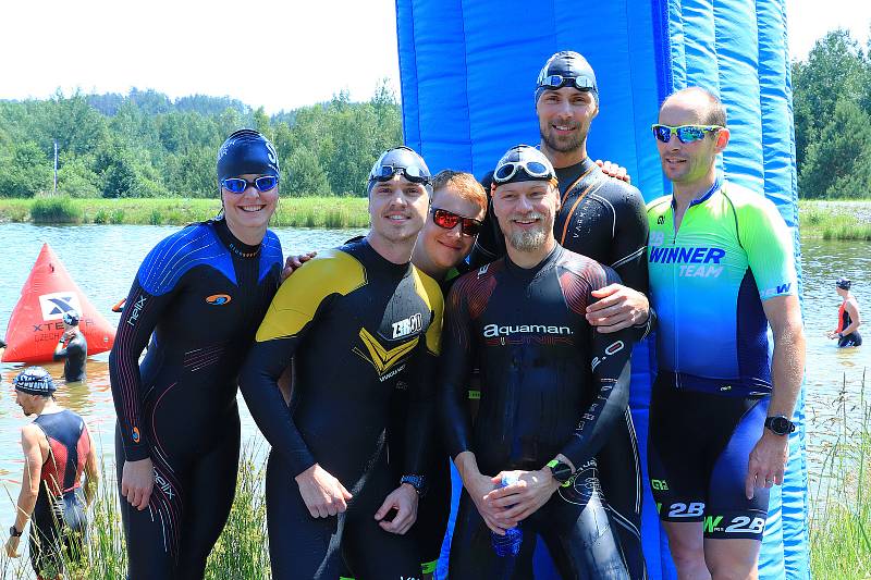 První triatlon pod značkou XTERRA po koronavirové pauze v Kunraticích u Cvikova.