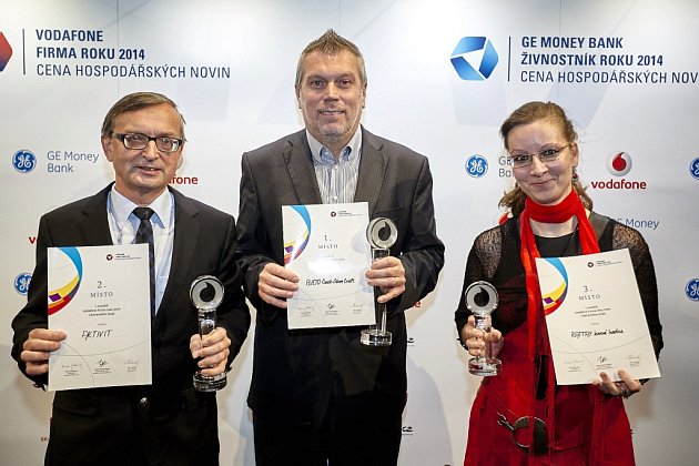 Vodafone Firma roku Libereckého kraje 2014: Otakar Válek – Aktivit (2.místo), Jaroslav Tunhöfer – AJETO (1.místo), Hana Palečková – RATTAY kovové hadice (3.místo).
