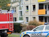 Zásah hasičů na českolipském sídlišti Sever 
