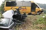 Tragická dopravní nehoda u obce Dubá Zakší na Českolipsku