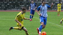 Starší dorostenci České Lípy (modré dresy) doma porazili Varnsdorf 3:1.