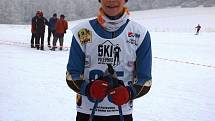 Díky sněhové nadílce mohl oddíl SKI Polevsko uspořádat Silvestrovský běh na lyžích se  startem od Kapličky.