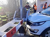 Nehoda u přejezdu v České Lípě