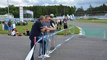 Rally Bohemia na autodromu v Sosnové v pátek 9. července.