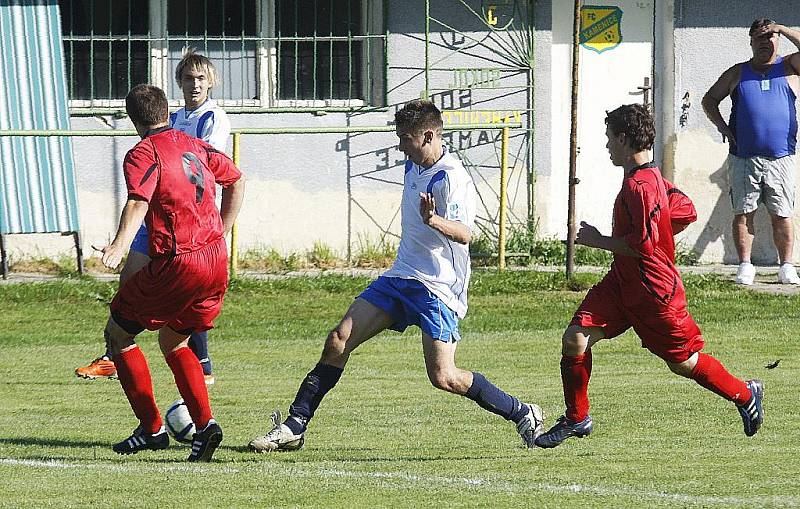 Derby v Kamenici mezi domácím týmem a nedalekými Zákupy skončilo smírně.