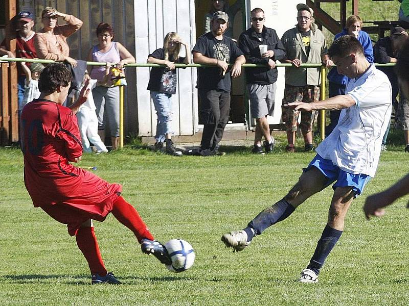 Derby v Kamenici mezi domácím týmem a nedalekými Zákupy skončilo smírně.