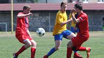 I. B třída: Lokomotiva Česká Lípa - Chrastava B 4:0 (1:0).