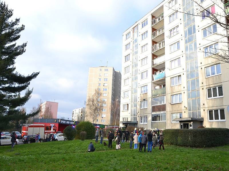 Požár plynové kotelny panelového domu v České Lípě vypukl v sobotu 2. prosince. 