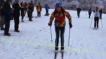 Díky sněhové nadílce mohl oddíl SKI Polevsko uspořádat Silvestrovský běh na lyžích se  startem od Kapličky.