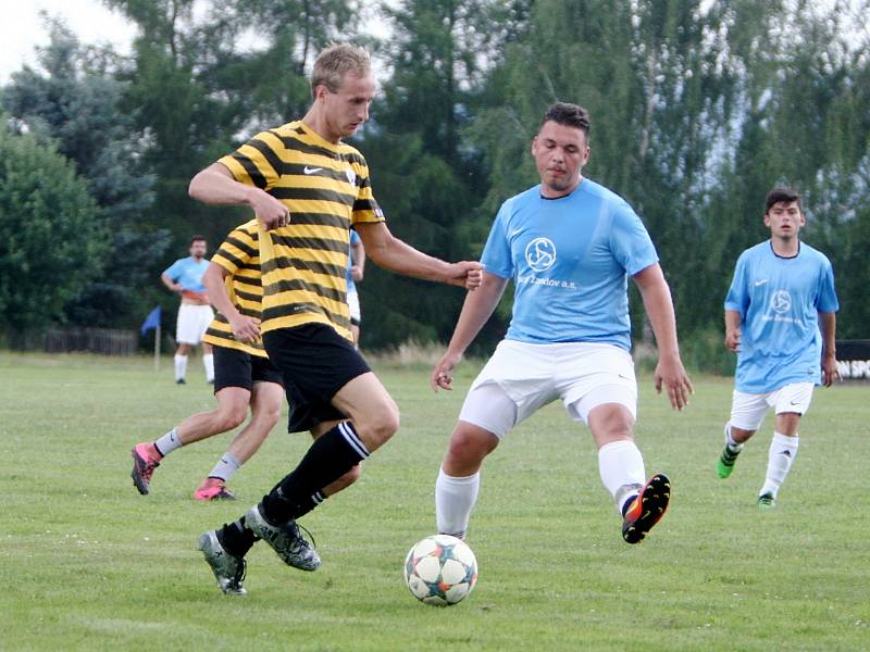 Dynamo Holany (žluto-černé dresy) vyhrálo svůj vlastní letní turnaj. 