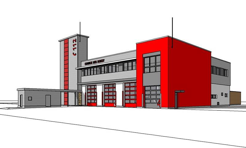 V Doksech u Máchova jezera bude stát nová stanice profesionálních hasičů.