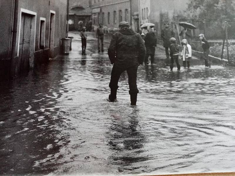 Povodeň do Zákup přišla i před čtyřiceti lety - v červenci 1981. Rozsah pohromy zachycují dobové fotografie.