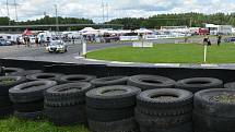 Rally Bohemia na autodromu v Sosnové v pátek 9. července.