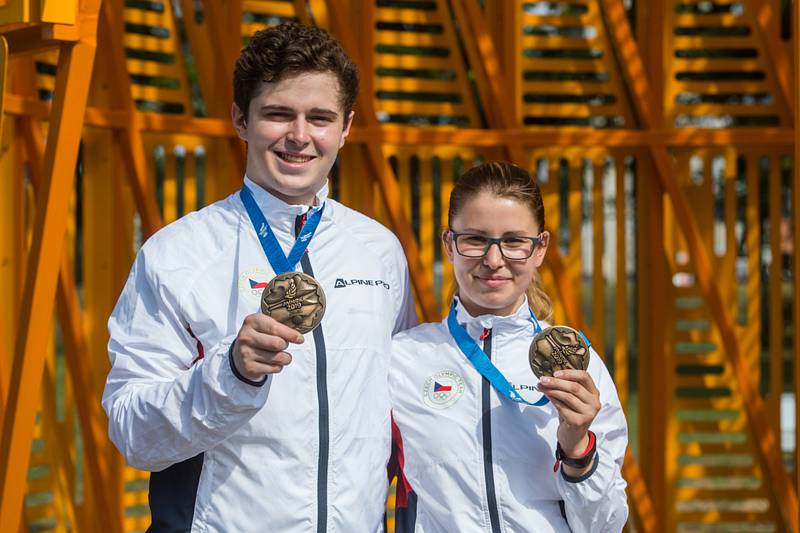 Aneta Brabcová a Filip Nepejchal  - Evropské sportovní hry, 22. června 2019 v Minsku.