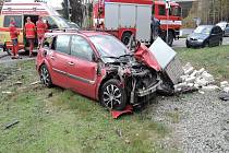 Nedaleko Sosnové se srazilo auto s osobním vlakem. Při nehodě se zranily dvě ženy, které cestovaly ve vozidle.