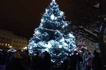 Rozsvícení vánočního stromu v České Lípě se povedlo.