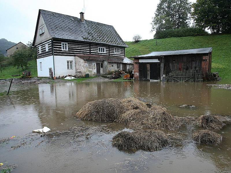 Povodně v Bukovanech.