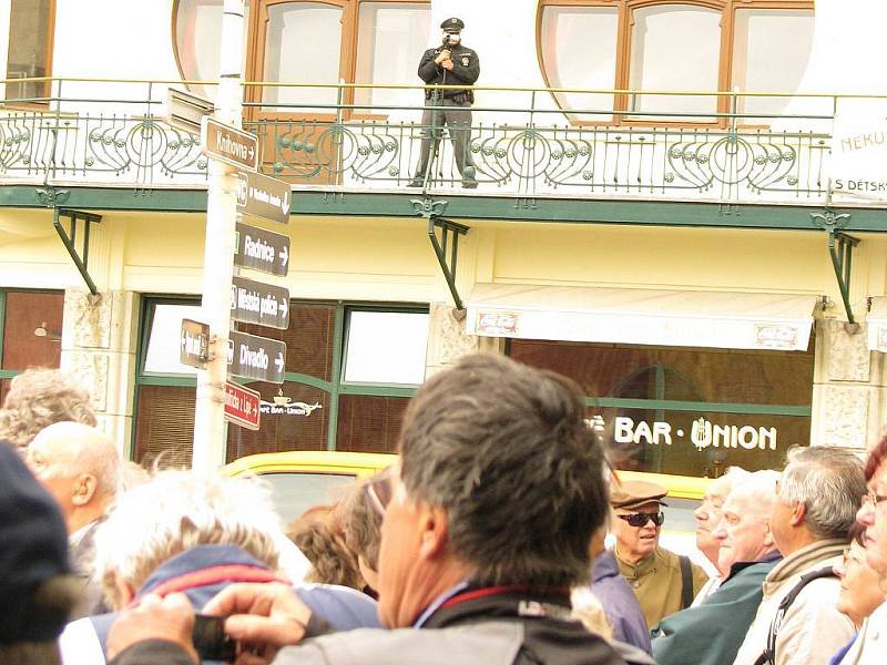 Mítink ČSSD v České Lípě monitorovala policie.