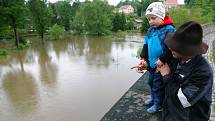 Horní Police v pondělí odpoledne.