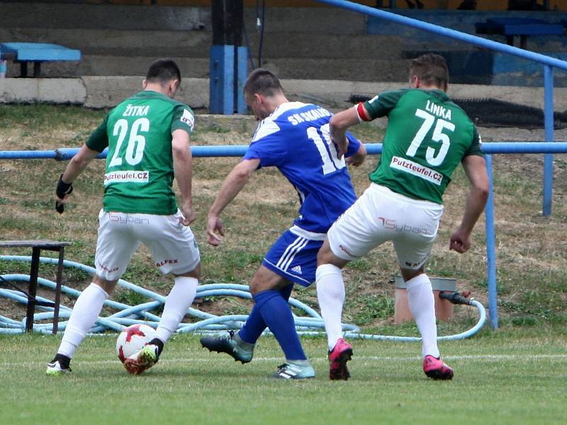 Skalice - Velké Hamry 2:0 (1:0).