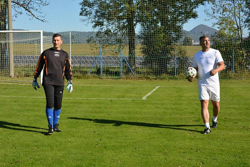 Ve Skalici u České Lípy skládali hold spoluhráči Jiřímu Štěpánkovi