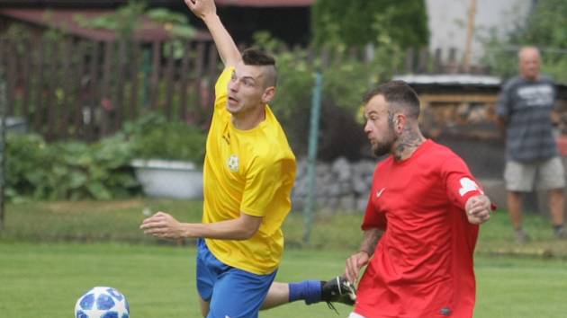 Patrik Bednář kope I.B třídu v klubu FK Cvikov.