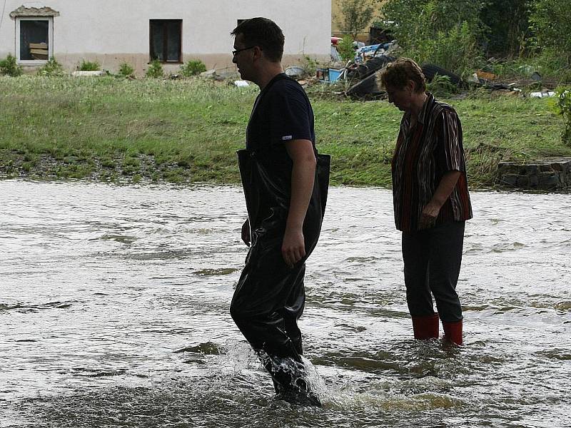 Blesková povodeň postihla Českolipsko na začátku srpna.