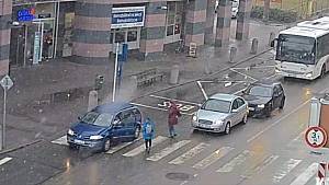 Střet osobního vozu s chlapcem v Hrnčířské ulici v České Lípě