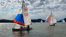 Na Máchově jezeře se konalo Mistrovství ČR v lodní třídě Pirát.