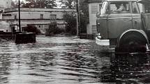 Povodeň do Zákup přišla i před čtyřiceti lety - v červenci 1981. Rozsah pohromy zachycují dobové fotografie.