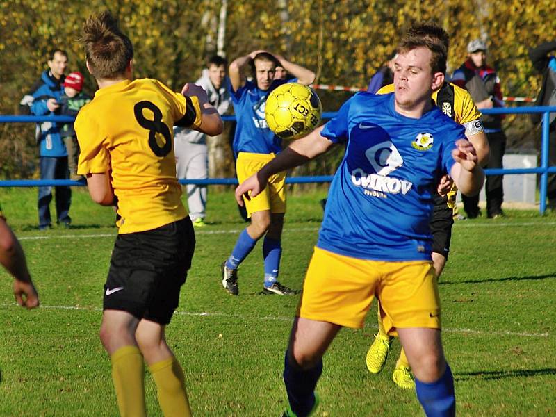 Stráž pod Ralskem - Cvikov 1:1 (1:0). 