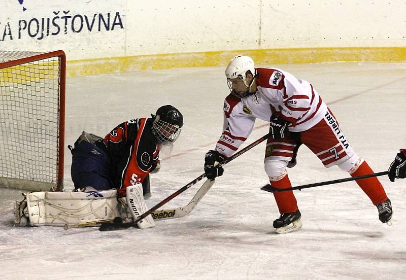 HC Česká Lípa - VTJ Ještěd Liberec 7:10.