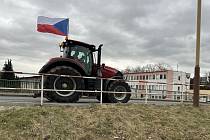 Zemědělci vyrazili do České Lípy na protestní jízdu.