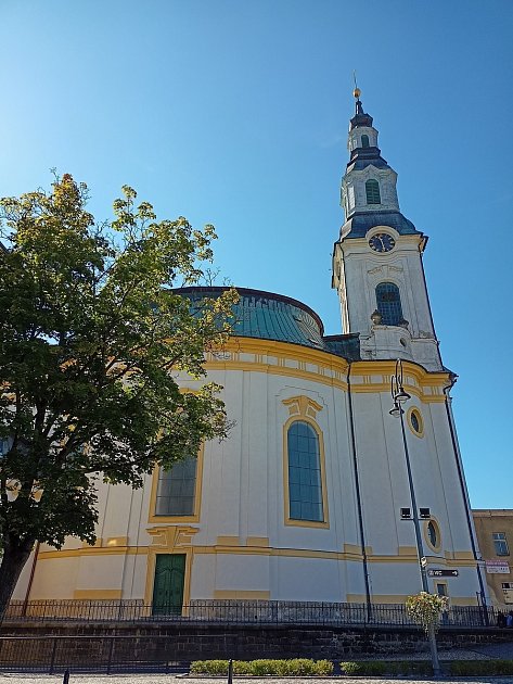 Kostel Nanebevzetí Panny Marie v Novém Boru.