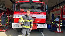 Českolipský profesionální hasič Josef Capouch slouží v HZS LK pátým rokem.