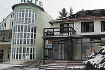 Bývalý penzion v Sosnové někdo již podruhé úmyslně zapálil.