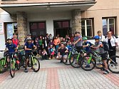 Děti z dětského domova v Krompachu vyrazily na kolech k Baltu.
