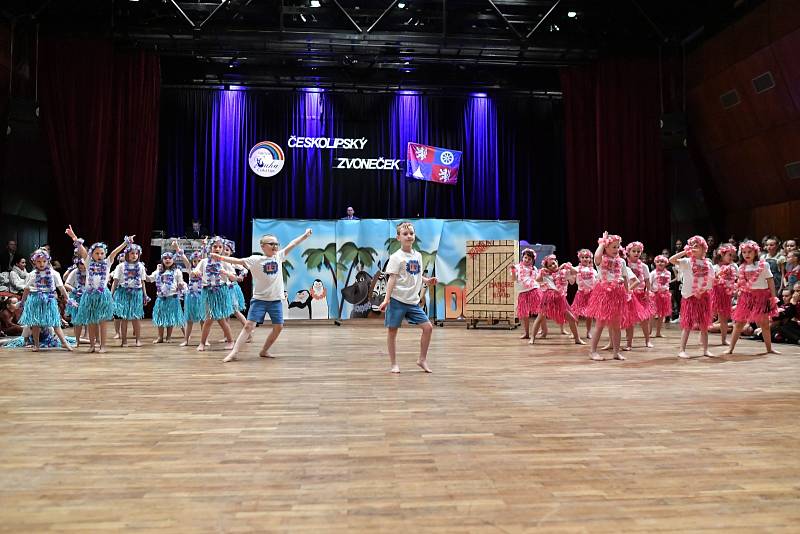 Nejmladší tanečníci českolipské skupiny Dance c.lock 7even se představili na tradiční soutěži Českolipský zvoneček.