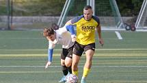 Fotbal, I.B třída - západ: Ruprechtice - Jestřebí 3:0. V utkání se těžce zranil hostující Lukáš Komárek.