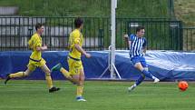 Starší dorostenci České Lípy (modré dresy) doma porazili Varnsdorf 3:1.