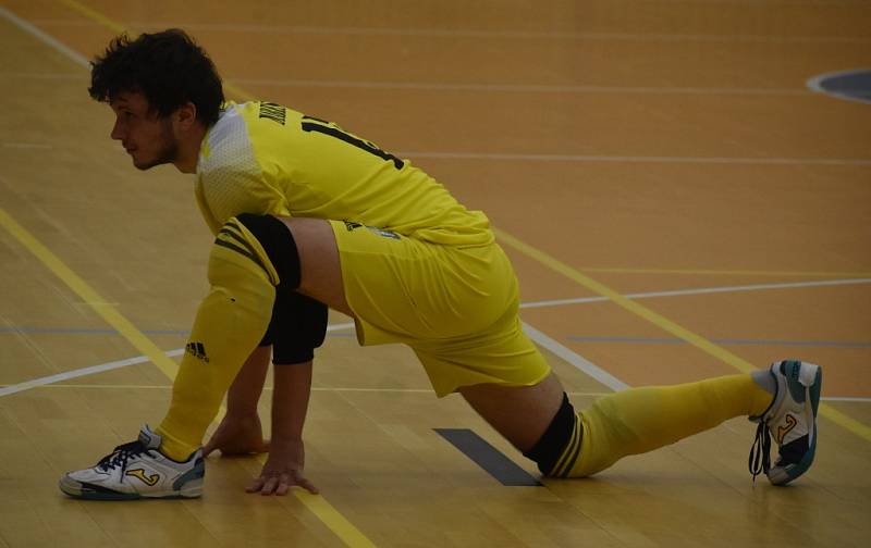 Martin Mareš, brankář futsalového týmu Démoni Česká Lípa.