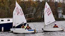 Mistrovství ČR v team racingu třídy Optimist.