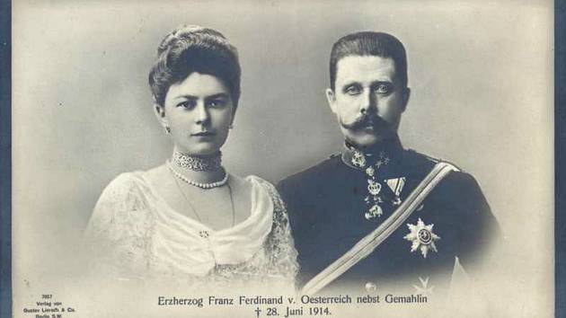 František Ferdinand d´Este s Žofií Chotkovou.