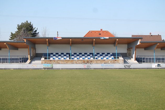 Fotbalový areál v Hrádku nad Nisou.