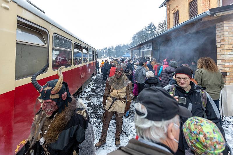 Čertovské nádraží v Kamenickém Šenově.