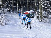 Lužická třícítka je nejtěžší závod na běžkách v Lužických horách.