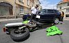 Motorkář havaroval u Jemnice, skončil v brněnské nemocnici