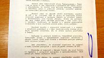 DOPIS OV KSČ. "Učiňte vše potřebné, aby akce vedené proti základům socialismu v naší vlasti byly eliminovány..." Nedatovaný dopis dokazuje, že českolipští komunisté se s politickými změnami u nás ještě dlouho nechtěli smířit.