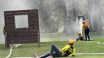 Soutěž hasičských družstev ve Stráži pod Ralskem.