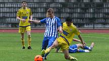 Starší dorostenci České Lípy (modré dresy) doma porazili Varnsdorf 3:1.